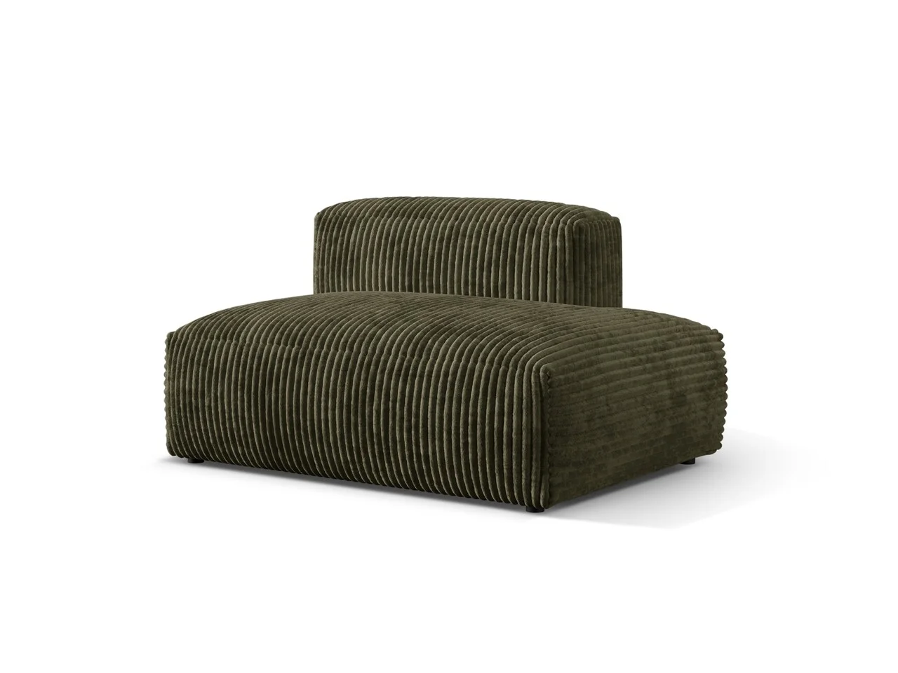 Modul dreapta pentru canapea, 2 locuri, Martina-212, Micadoni Home, 133x106x75 cm, velur, verde muschi Modul dreapta pentru canapea, 2 locuri, Martina-212, Micadoni Home, 133x106x75 cm, velur, verde muschi