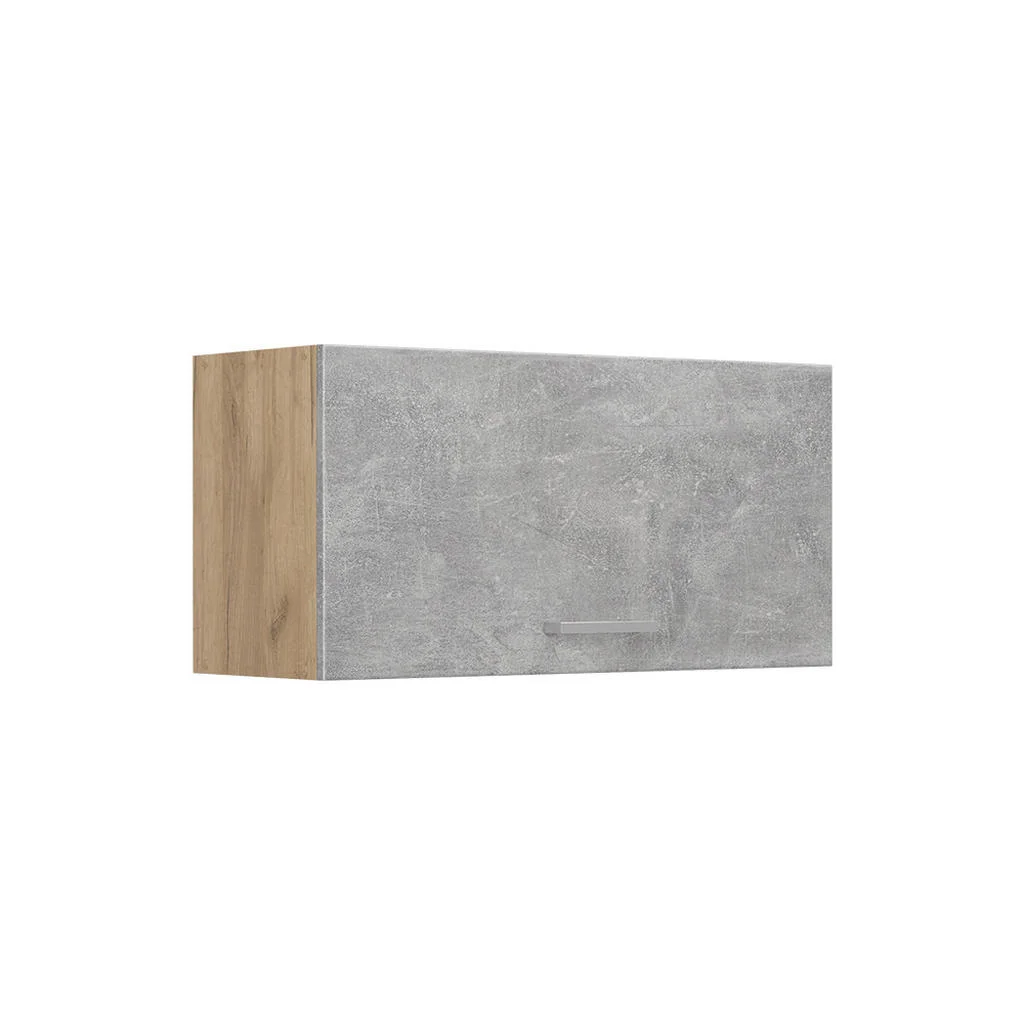 DULAP DE PERETE R-Line, beton/Stejar auriu, 80 cm Plat DULAP DE PERETE R-Line, beton/Stejar auriu, 80 cm Plat
