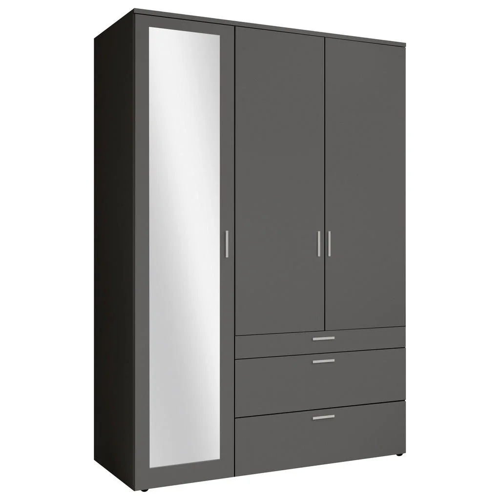 Dulap Cu Uși Rotative, 135/195/56 cm, grafit Dulap Cu Uși Rotative, 135/195/56 cm, grafit