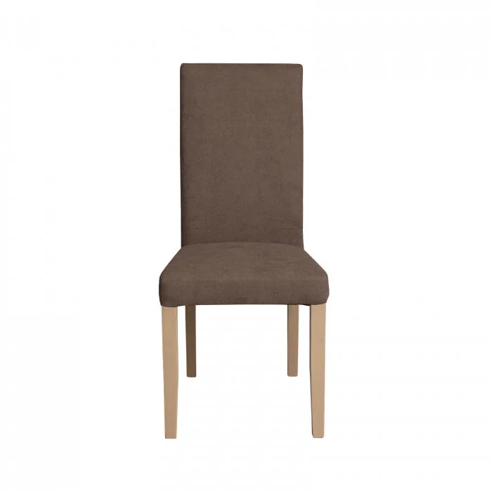 Scaun living TEO, picioare lemn natur, stofa maro, 46x60x98 cm Scaun living TEO, picioare lemn natur, stofa maro, 46x60x98 cm