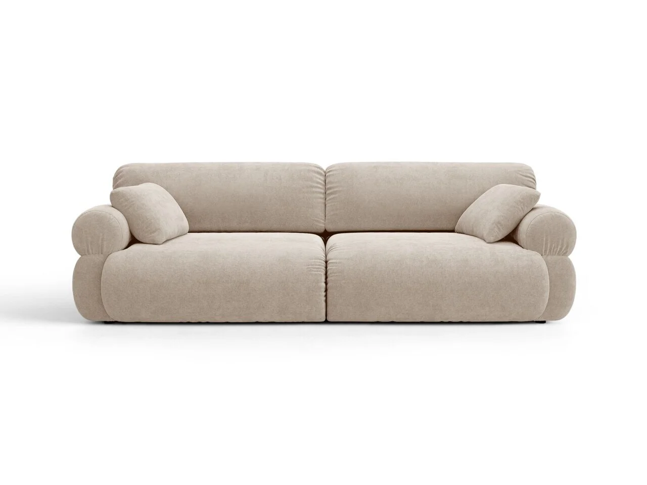 Canapea 4 locuri, Ophelia, Micadoni Home, 257x100x84 cm, tesatura structurata, bej Canapea 4 locuri, Ophelia, Micadoni Home, 257x100x84 cm, tesatura structurata, bej