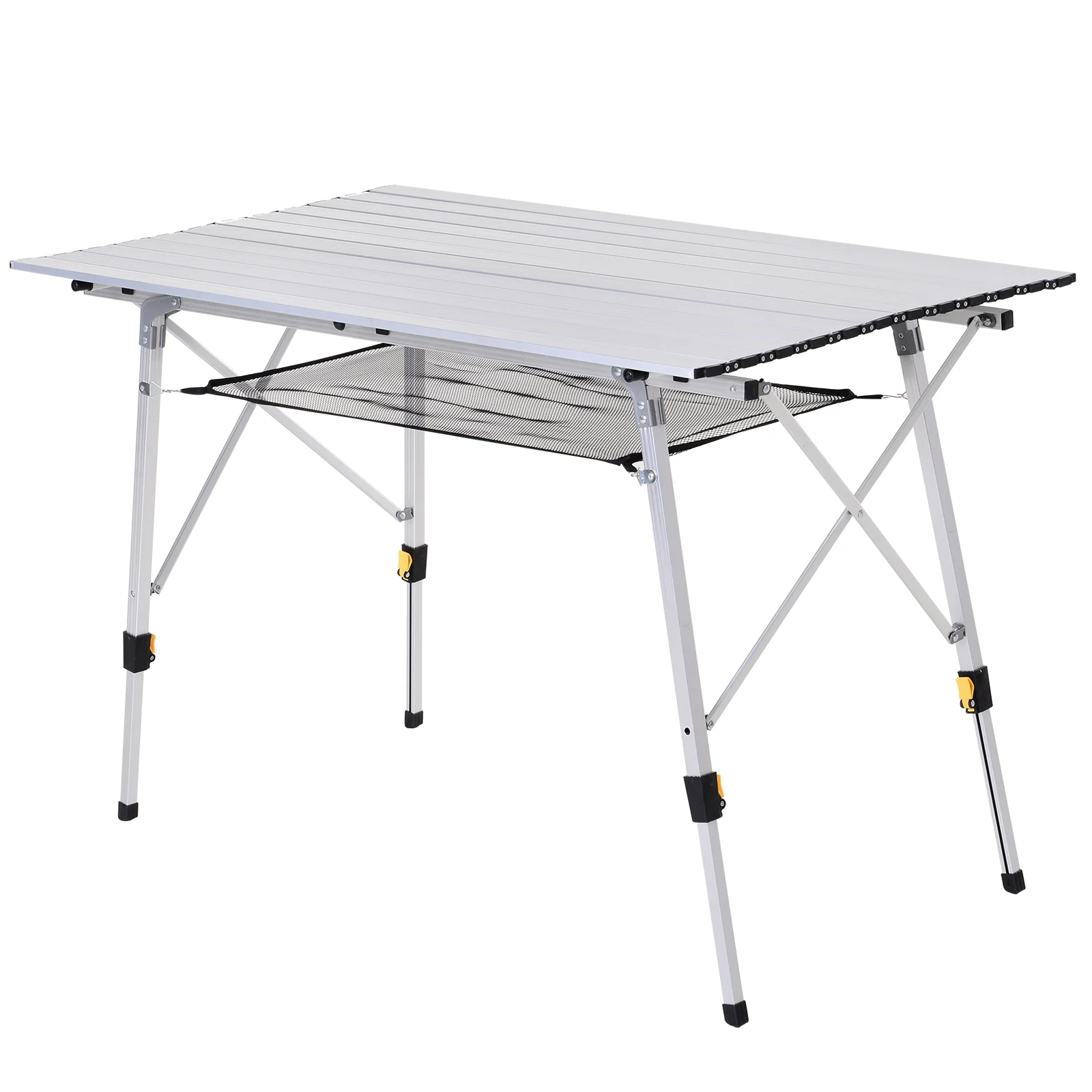 Outsunny Masă de Picnic Portabilă, Pliabilă, Ușoară, din Aluminiu cu Husă de Transport, 120x70 cm | Aosom Romania Outsunny Masă de Picnic Portabilă, Pliabilă, Ușoară, din Aluminiu cu Husă de Transport, 120x70 cm | Aosom Romania