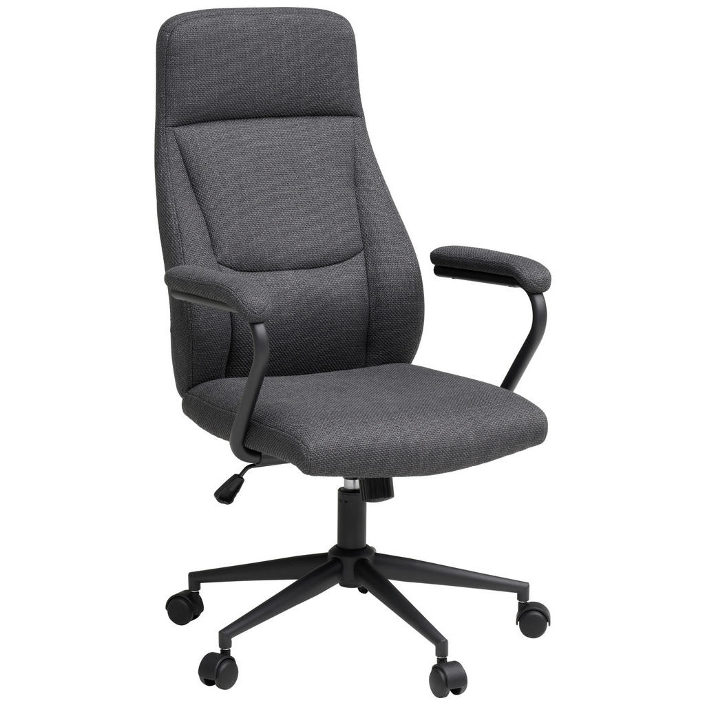 Scaun Rotativ, țesătură, antracit, negru Scaun Rotativ, țesătură, antracit, negru