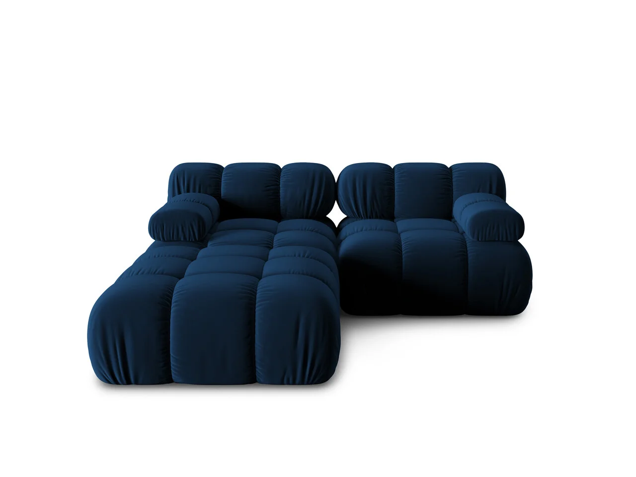 Canapea modulara 3 locuri, Bellis-51, Micadoni Home, 188x188x70 cm, catifea, albastru regal Canapea modulara 3 locuri, Bellis-51, Micadoni Home, 188x188x70 cm, catifea, albastru regal