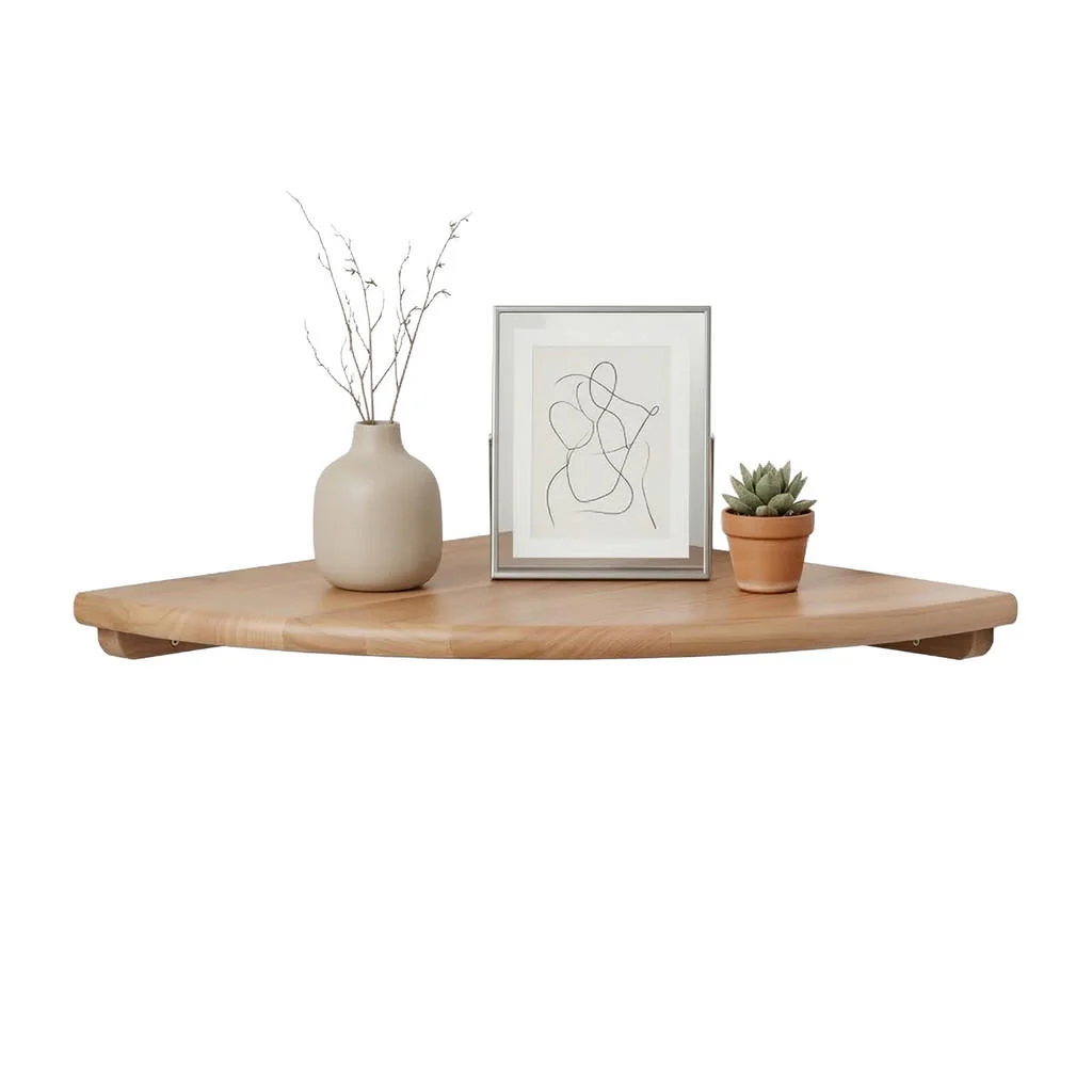 RAFT Natural de perete de colț lemn de nuc 25 cm RAFT Natural de perete de colț lemn de nuc 25 cm
