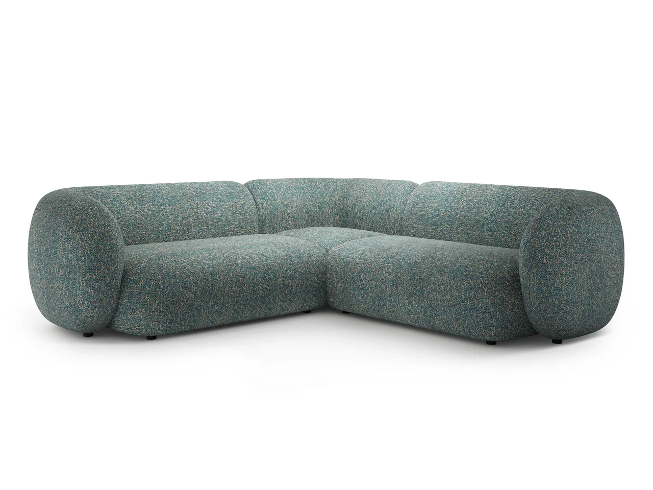 Coltar simetric 5 locuri, Kate, Micadoni Home, 252x252x76 cm, tesatura structurata, albastru melanj Coltar simetric 5 locuri, Kate, Micadoni Home, 252x252x76 cm, tesatura structurata, albastru melanj