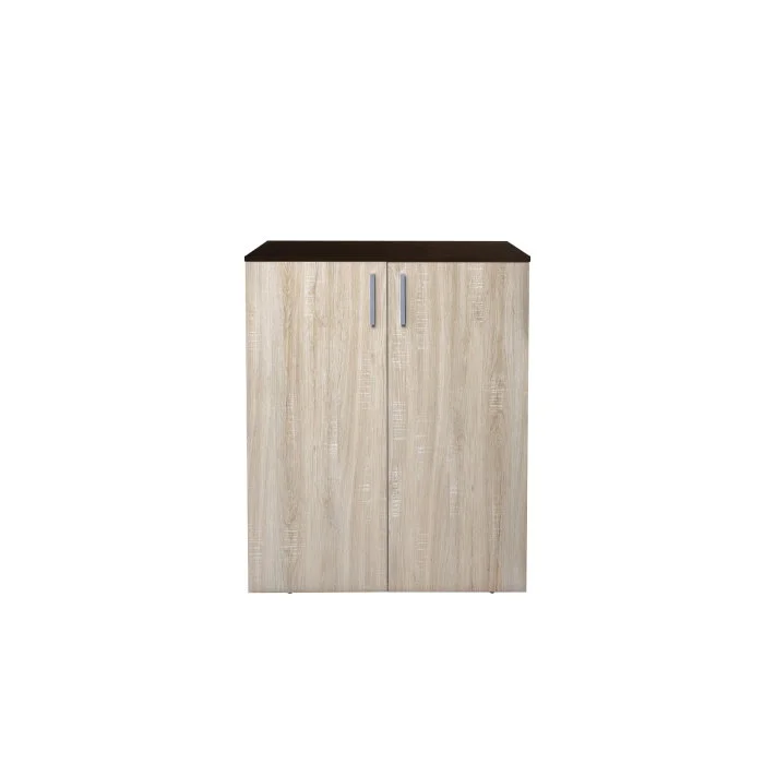 Pantofar ALMA, 2 usi, 4 rafturi, corp sonoma inchis, fronturi sonoma deschis, 80x40x103 cm Pantofar ALMA, 2 usi, 4 rafturi, corp sonoma inchis, fronturi sonoma deschis, 80x40x103 cm