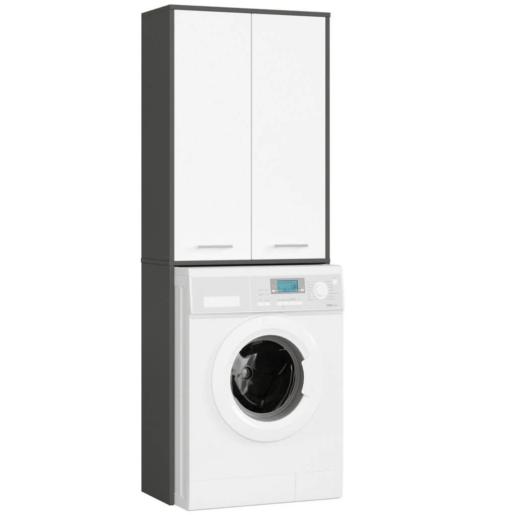 COMODA DE BAIE Gri grafit, Alb 180/64/30 COMODA DE BAIE Gri grafit, Alb 180/64/30