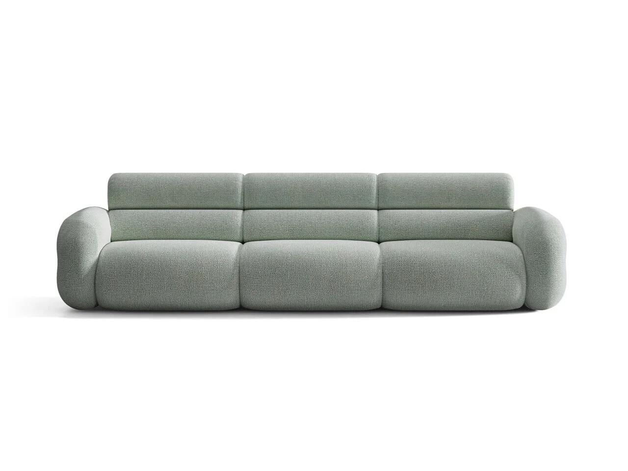 Canapea 4 locuri, Neo, Micadoni Home, 305x100x83 cm, tesatura Chenille Silencio, albastru muted Canapea 4 locuri, Neo, Micadoni Home, 305x100x83 cm, tesatura Chenille Silencio, albastru muted