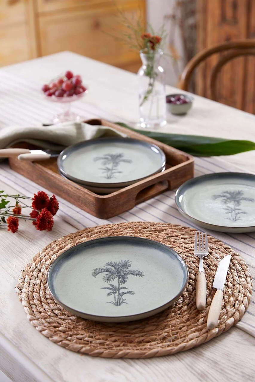 Set de servire pentru tort (4 piese), L'essentiel Maison, 710KTP4523, Verde Set de servire pentru tort (4 piese), L'essentiel Maison, 710KTP4523, Verde
