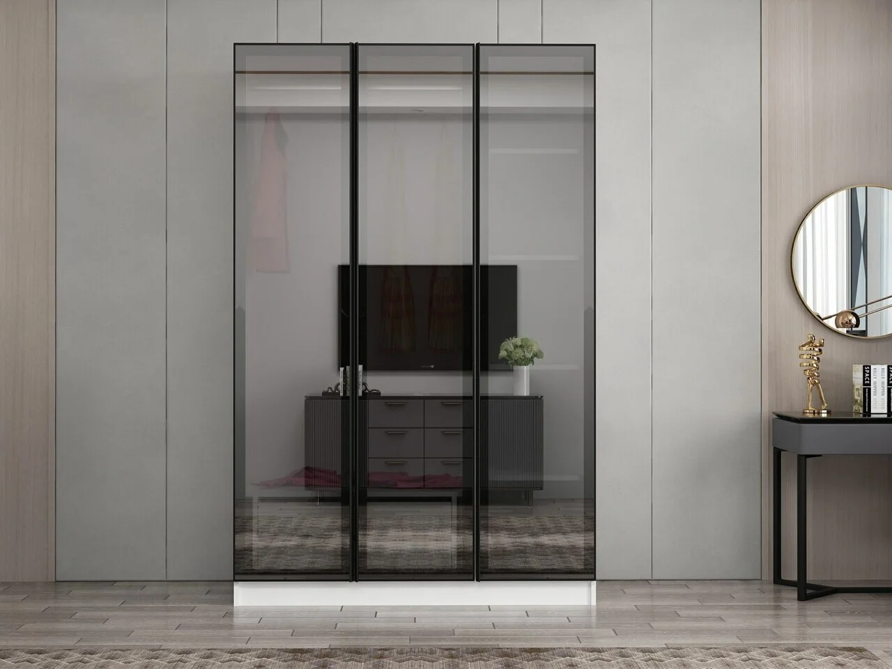 Dulap pentru haine, Hanah Home, Nisa, 135x210x52 cm, Alb Dulap pentru haine, Hanah Home, Nisa, 135x210x52 cm, Alb