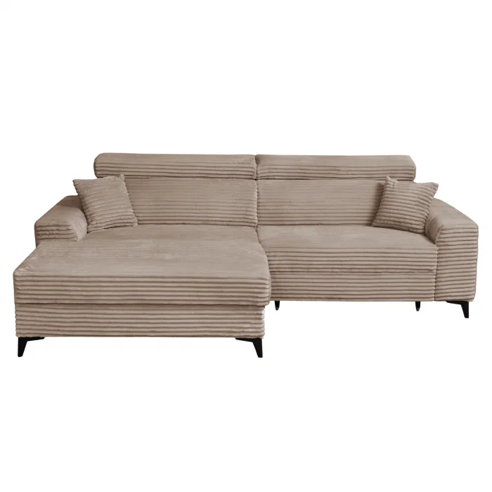 Coltar FLORIDA ONE L TILIA extensibil, cu arcuri si lada depozitare, colt stanga, maro, 280x175x95 cm Coltar FLORIDA ONE L TILIA extensibil, cu arcuri si lada depozitare, colt stanga, maro, 280x175x95 cm