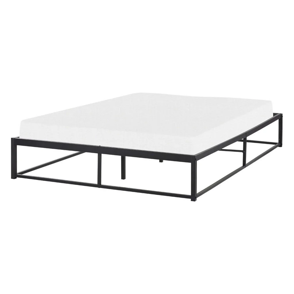 PAT cu somieră 140/200 cm negru Viry PAT cu somieră 140/200 cm negru Viry