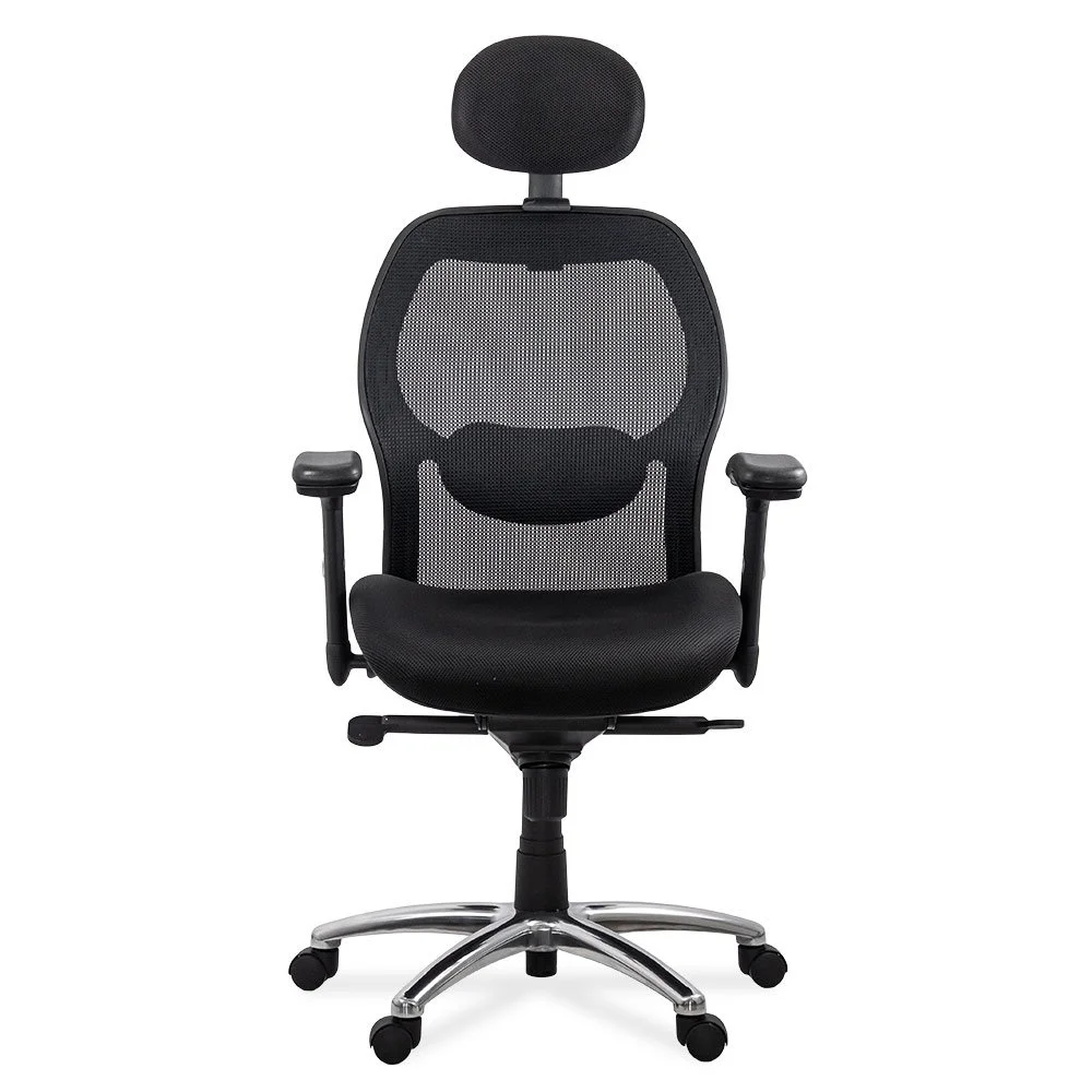 Scaun de birou ergonomic rezistent 150 kg cu suport lombar si cotiere reglabile SYYT 9513 negru Scaun de birou ergonomic rezistent 150 kg cu suport lombar si cotiere reglabile SYYT 9513 negru