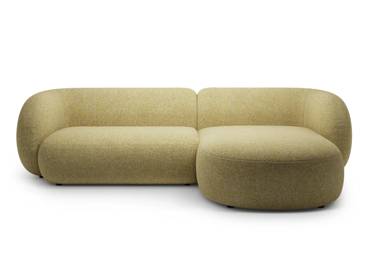 Coltar dreapta 3 locuri, Kate, Micadoni Home, 285x176x76 cm, tesatura structurata, galben melanj Coltar dreapta 3 locuri, Kate, Micadoni Home, 285x176x76 cm, tesatura structurata, galben melanj