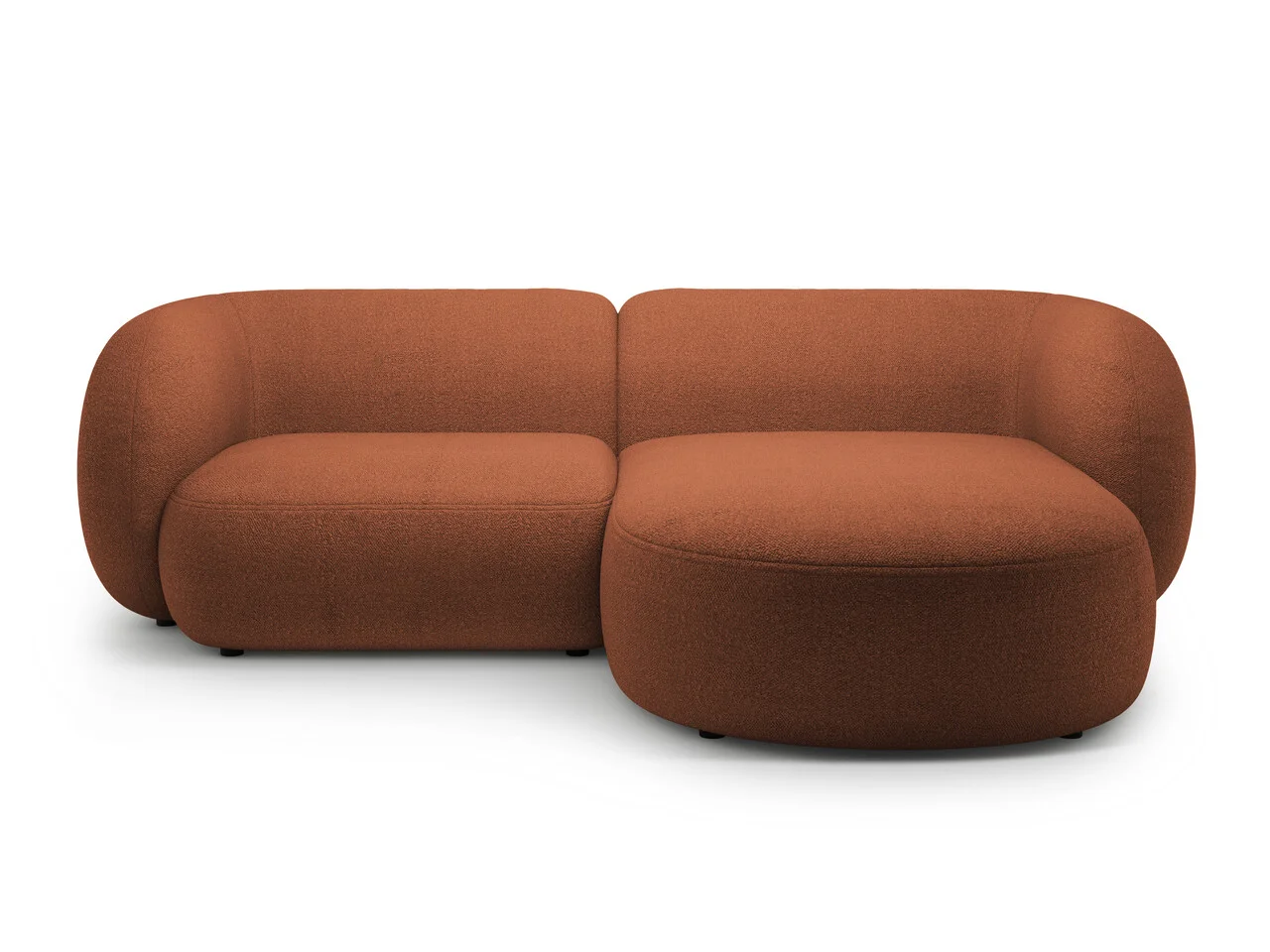 Coltar dreapta 2 locuri, Kate, Micadoni Home, 255x176x76 cm, tesatura boucle, teracota Coltar dreapta 2 locuri, Kate, Micadoni Home, 255x176x76 cm, tesatura boucle, teracota