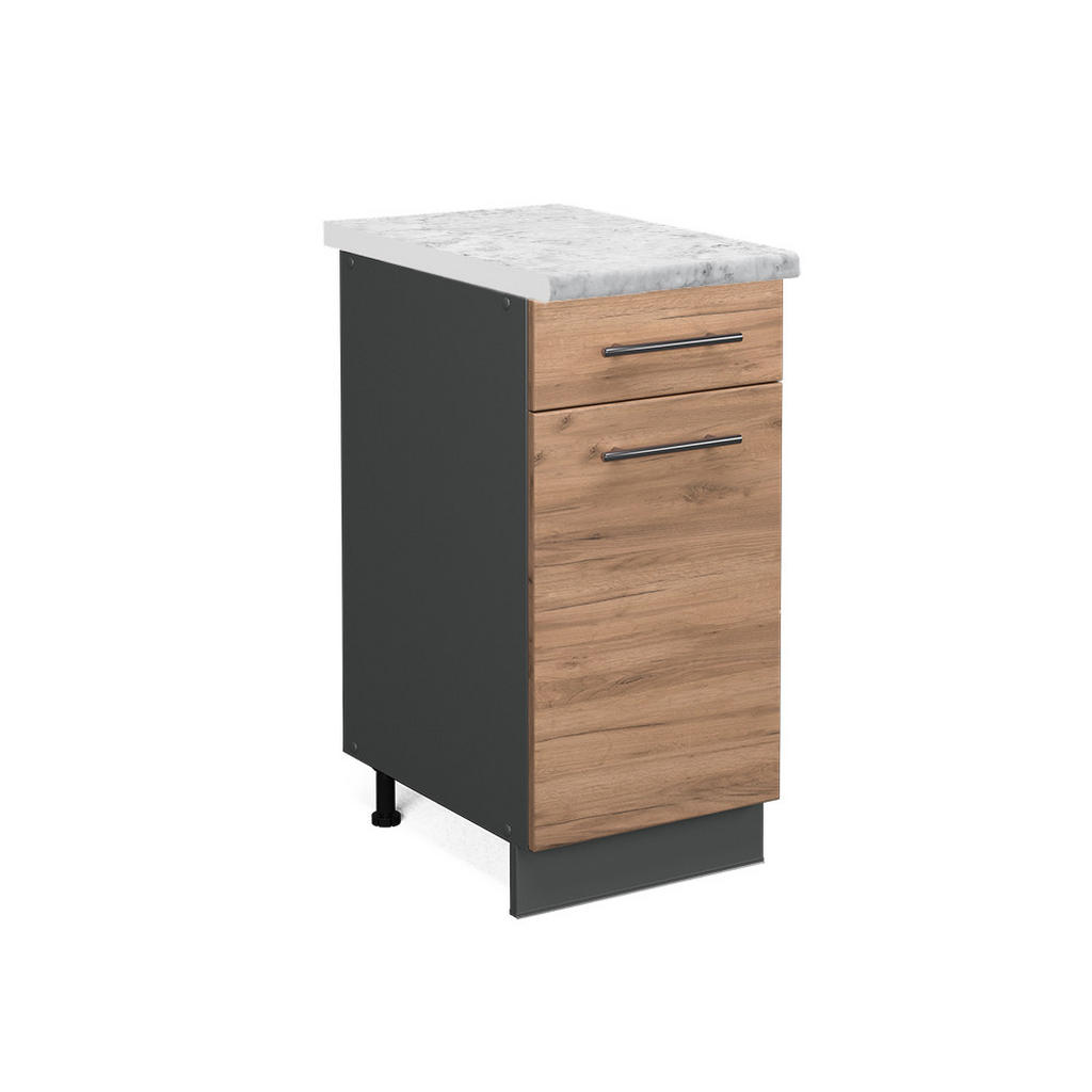DULAP DE BAZĂ DE BUCĂTĂRIE Fame-Line Stejar Goldkraft 40 cm , AP Marmură DULAP DE BAZĂ DE BUCĂTĂRIE Fame-Line Stejar Goldkraft 40 cm , AP Marmură