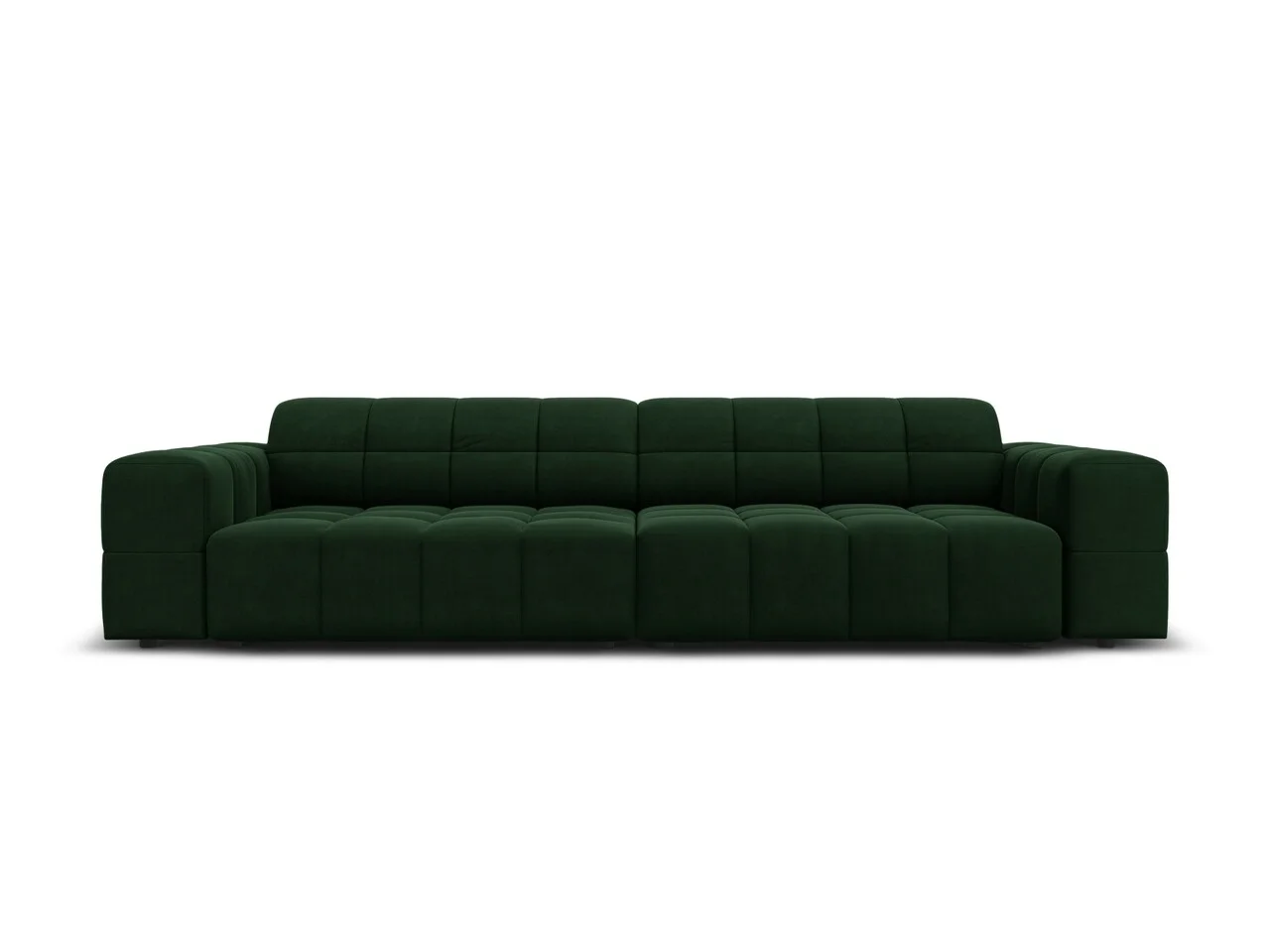 Canapea 4 locuri, Jennifer-51, Micadoni Home, 244x102x70 cm, catifea, verde bottle Canapea 4 locuri, Jennifer-51, Micadoni Home, 244x102x70 cm, catifea, verde bottle