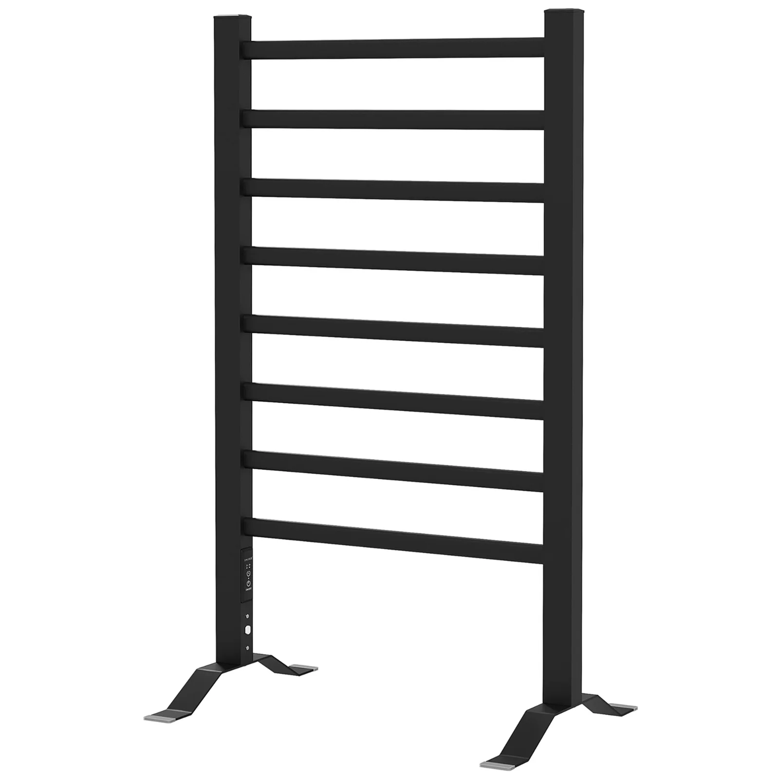 HOMCOM Uscător Electric de Prosoape, Cuier Încălzit cu 8 Bare și Temporizator de 2 sau 4 Ore, 53x35x90 cm, Negru | Aosom Romania HOMCOM Uscător Electric de Prosoape, Cuier Încălzit cu 8 Bare și Temporizator de 2 sau 4 Ore, 53x35x90 cm, Negru | Aosom Romania