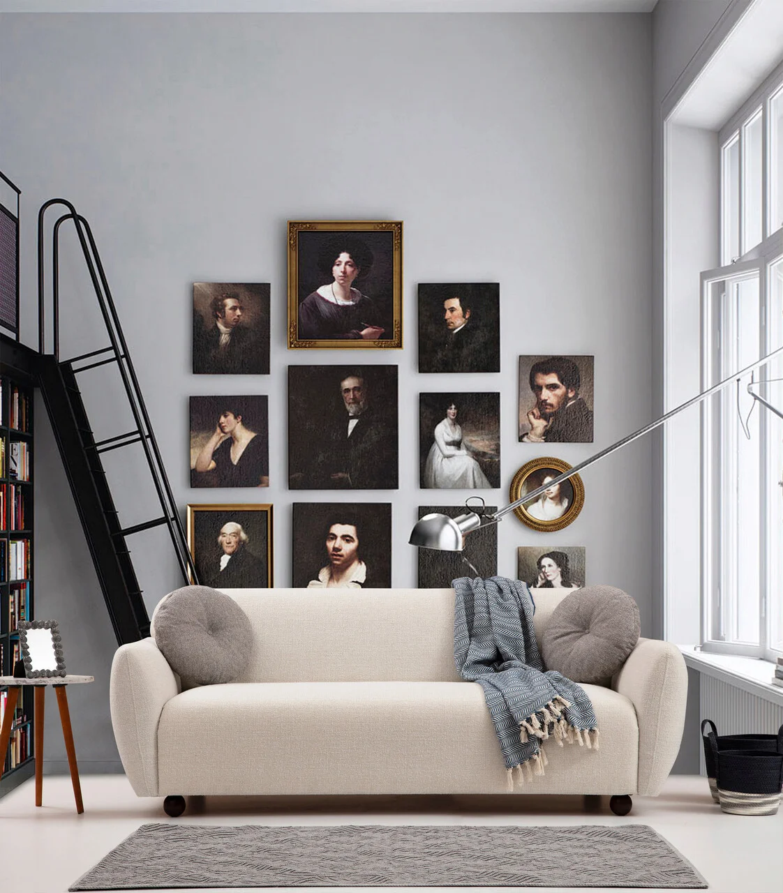 Canapea 3 locuri, Atelier del Sofa, 560ARE1329, Crem Canapea 3 locuri, Atelier del Sofa, 560ARE1329, Crem