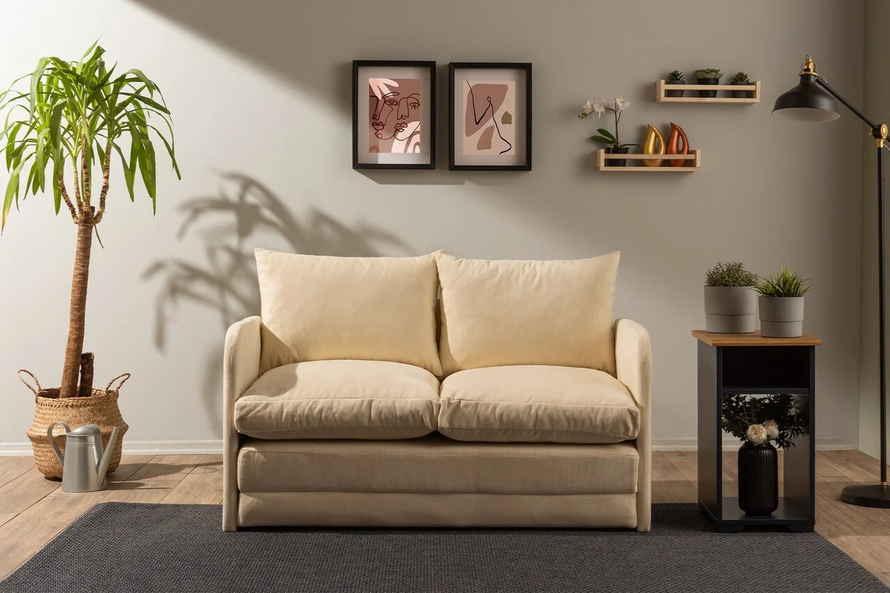 Canapea extensibila 2 locuri, Atelier del Sofa, 859FTN2872, Crem Canapea extensibila 2 locuri, Atelier del Sofa, 859FTN2872, Crem