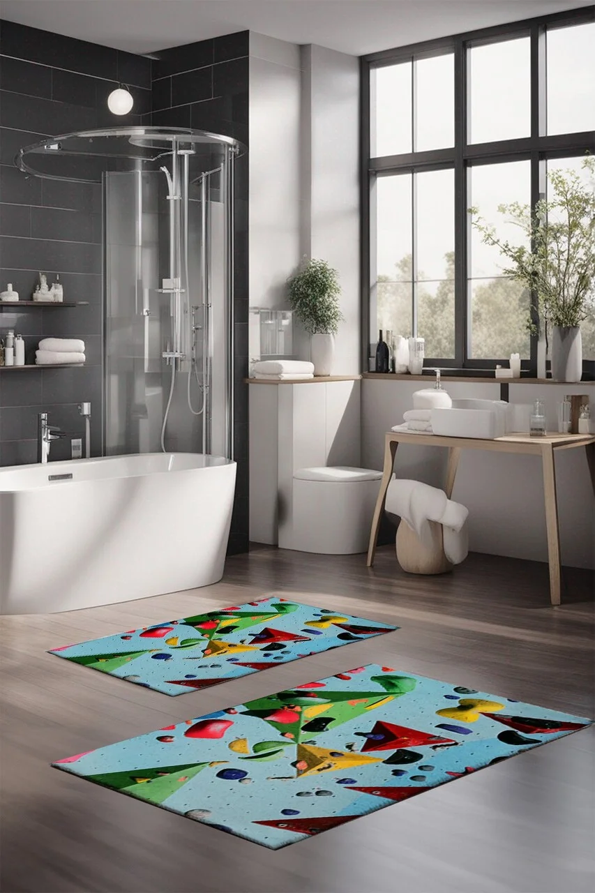 Set covorase de baie, L'essentiel Maison, CT-5366, Multicolor Set covorase de baie, L'essentiel Maison, CT-5366, Multicolor