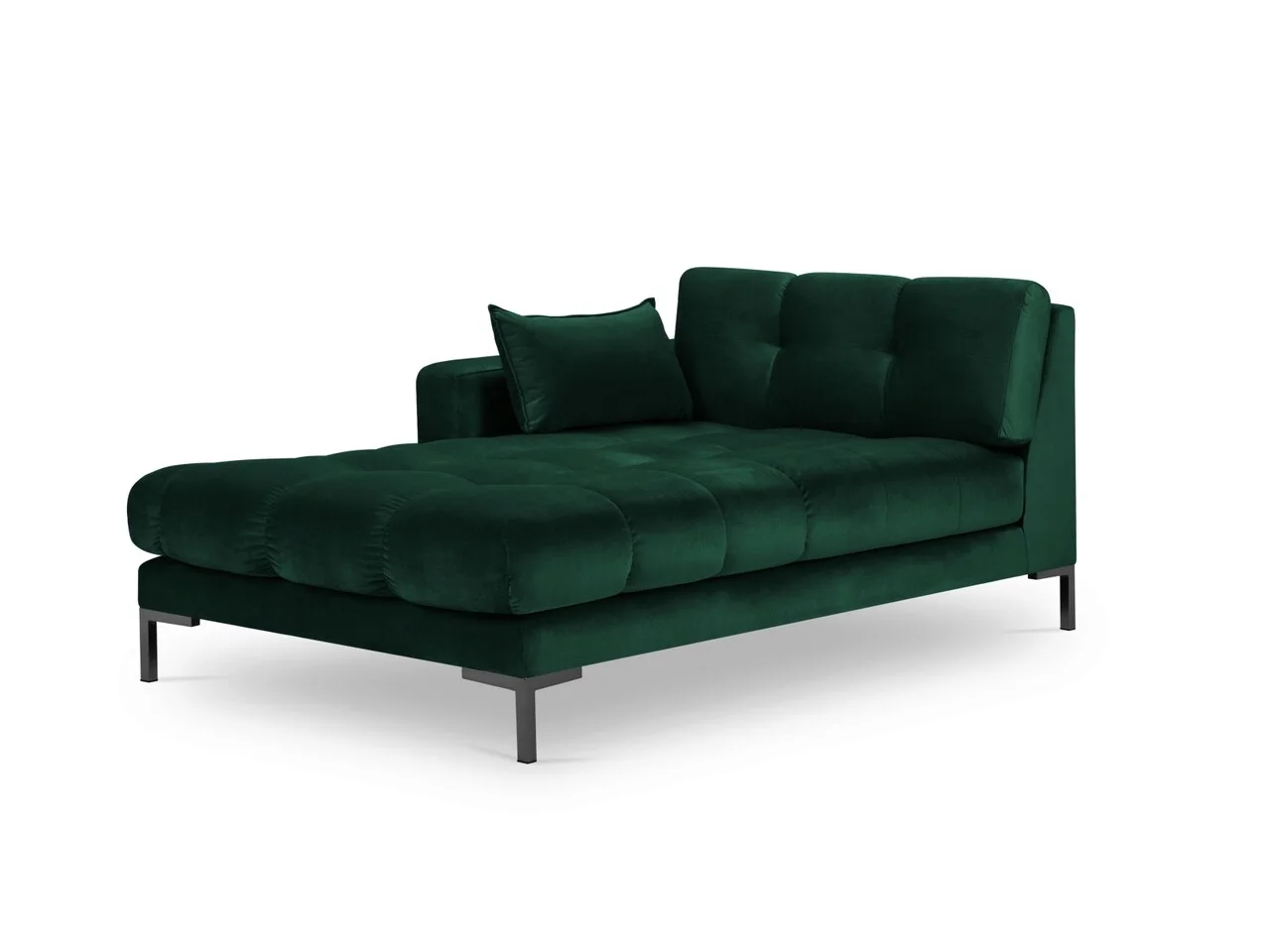 Sezlong living stanga 1 loc, Mamaia, Micadoni Home, BL, 185x102x75 cm, catifea, verde bottle Sezlong living stanga 1 loc, Mamaia, Micadoni Home, BL, 185x102x75 cm, catifea, verde bottle