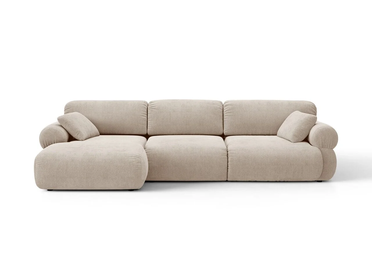 Coltar stanga 6 locuri, Ophelia, Micadoni Home, 297x164x84 cm, tesatura structurata, bej Coltar stanga 6 locuri, Ophelia, Micadoni Home, 297x164x84 cm, tesatura structurata, bej