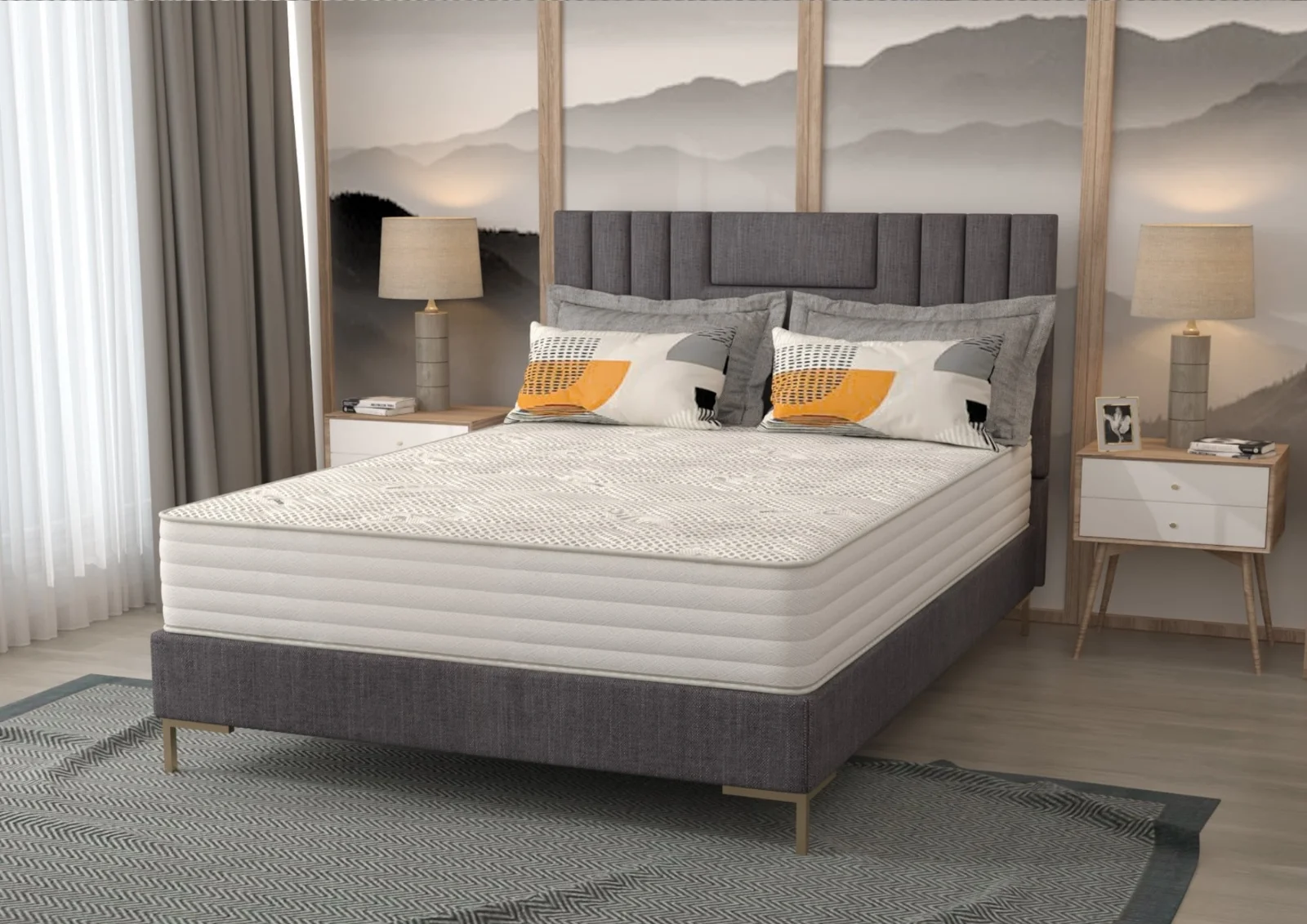 Saltea cu arcuri Silver Protect 4 HOTEL 180x200, inaltime 25 cm, ortopedica, duritate mediu-tare Saltea cu arcuri Silver Protect 4 HOTEL 180x200, inaltime 25 cm, ortopedica, duritate mediu-tare