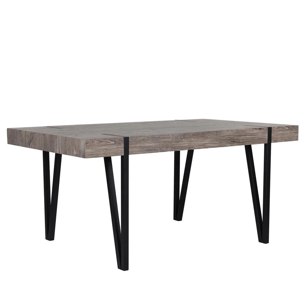 MASĂ DE BUCĂTĂRIE 180/90/75 cm maro închisă, neagră dreptunghiulară Adena MASĂ DE BUCĂTĂRIE 180/90/75 cm maro închisă, neagră dreptunghiulară Adena