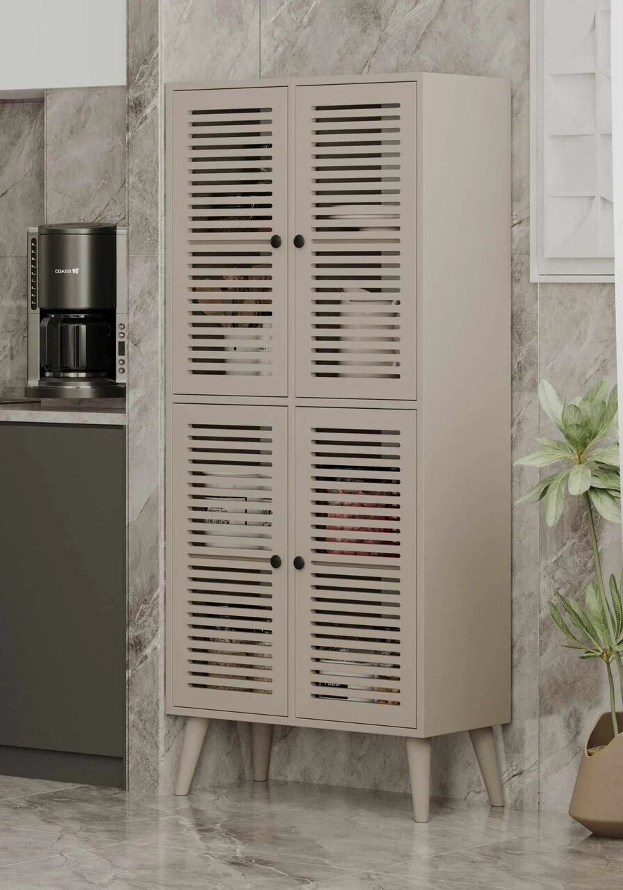 Dulap multifunctional, Hanah Home, Deneb, 70x160x33 cm, MDF, Gresie Dulap multifunctional, Hanah Home, Deneb, 70x160x33 cm, MDF, Gresie