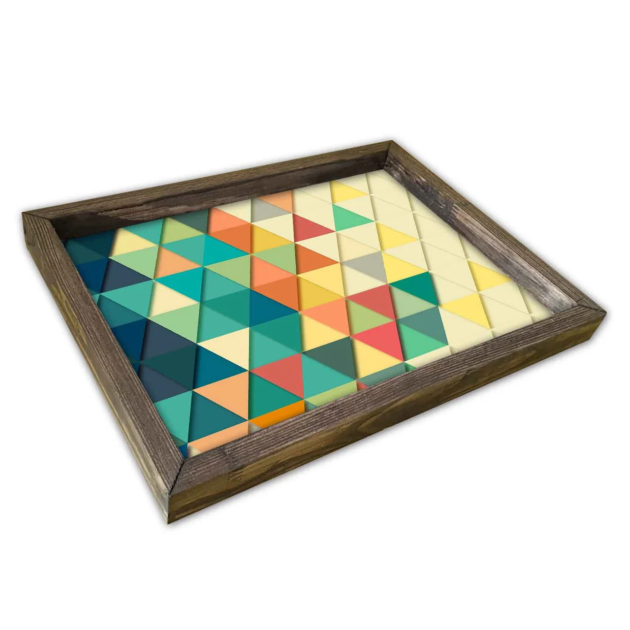 Tava pentru servire, AT-015, 30x40 cm, Multicolor Tava pentru servire, AT-015, 30x40 cm, Multicolor