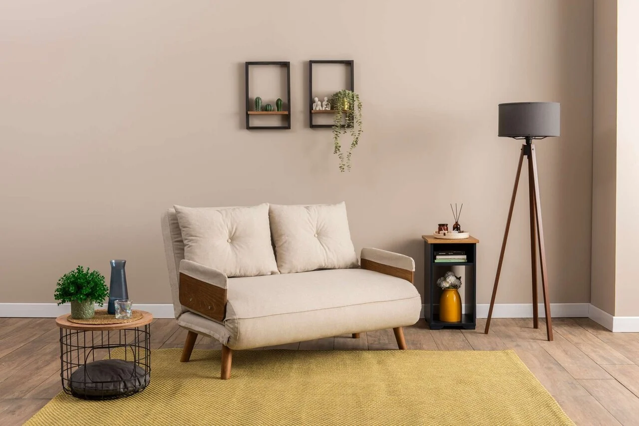 Canapea extensibila 2 locuri, Atelier del Sofa, 859FTN2722, Crem Canapea extensibila 2 locuri, Atelier del Sofa, 859FTN2722, Crem