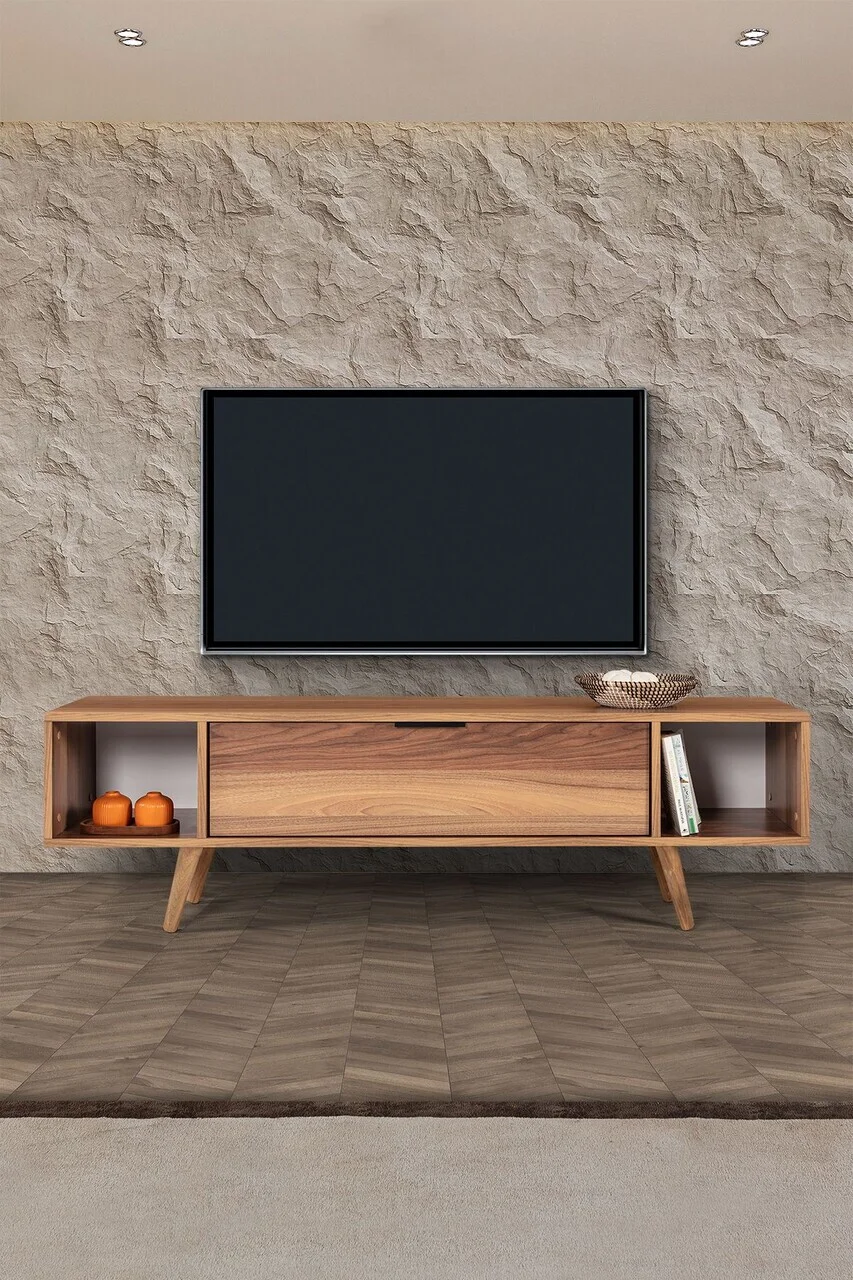 Comoda TV, Hanah Home, Mesir 3625, 160x47x35 cm, PAL, Maro Comoda TV, Hanah Home, Mesir 3625, 160x47x35 cm, PAL, Maro