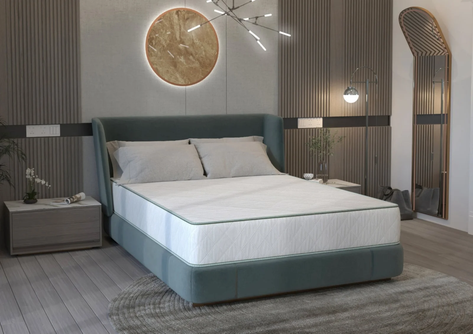 Saltea cu arcuri SomnART LETTO Plus 160x200, înălțime 24 cm, ortopedică, husă matlasată, duritate tare Saltea cu arcuri SomnART LETTO Plus 160x200, înălțime 24 cm, ortopedică, husă matlasată, duritate tare
