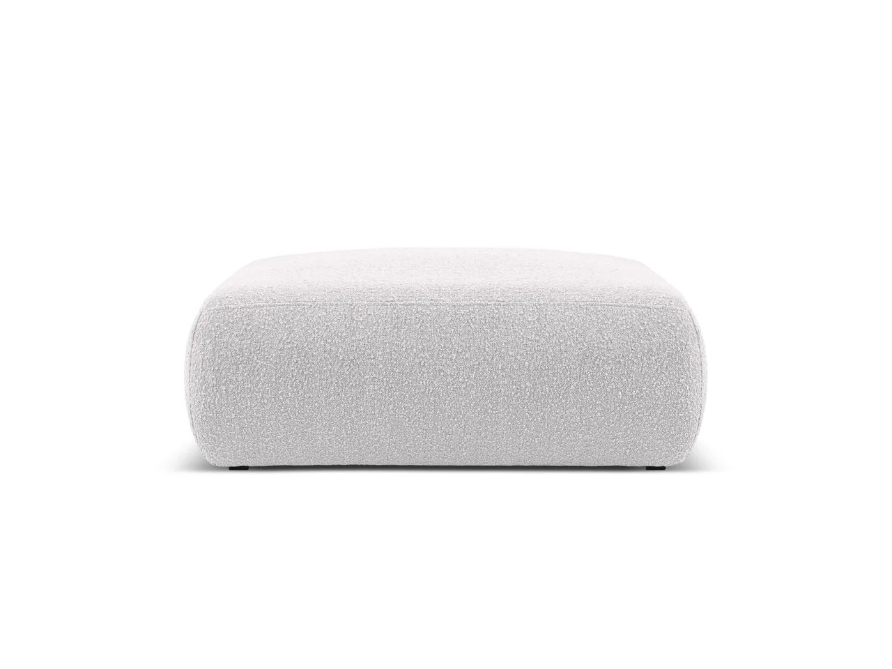 Taburet, Molino-101, Micadoni Home, 100x100x36 cm, tesatura boucle, gri deschis Taburet, Molino-101, Micadoni Home, 100x100x36 cm, tesatura boucle, gri deschis