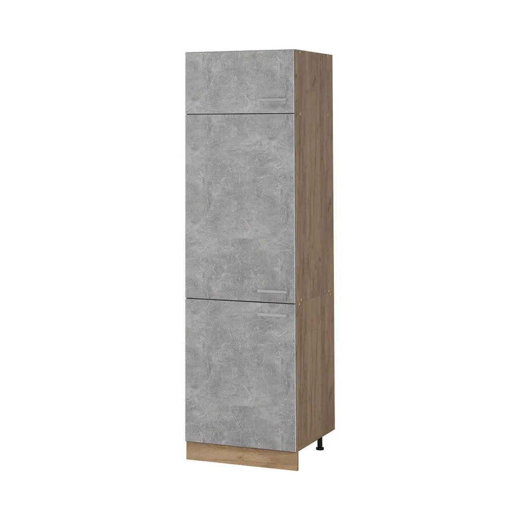 DULAP ÎNALT R-Line, beton/Stejar auriu, 60 cm DULAP ÎNALT R-Line, beton/Stejar auriu, 60 cm