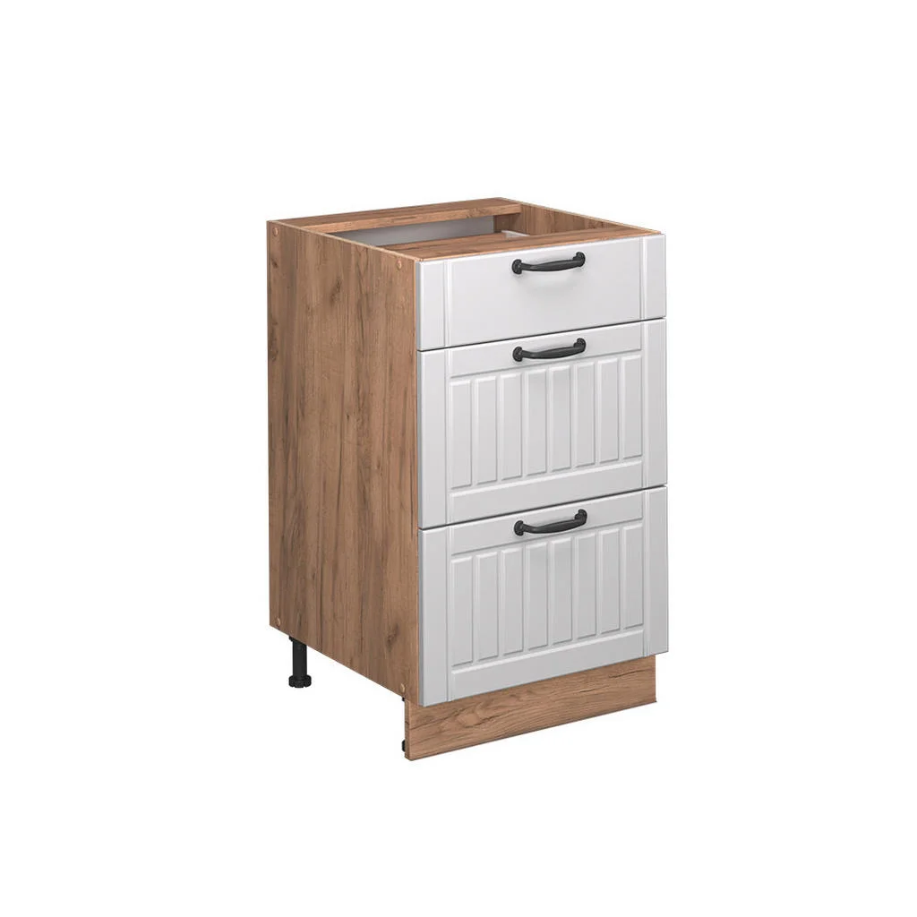 DULAP DE BAZĂ DE BUCĂTĂRIE Fame-Line Casă de țară albă 50 cm , AP Marmură DULAP DE BAZĂ DE BUCĂTĂRIE Fame-Line Casă de țară albă 50 cm , AP Marmură