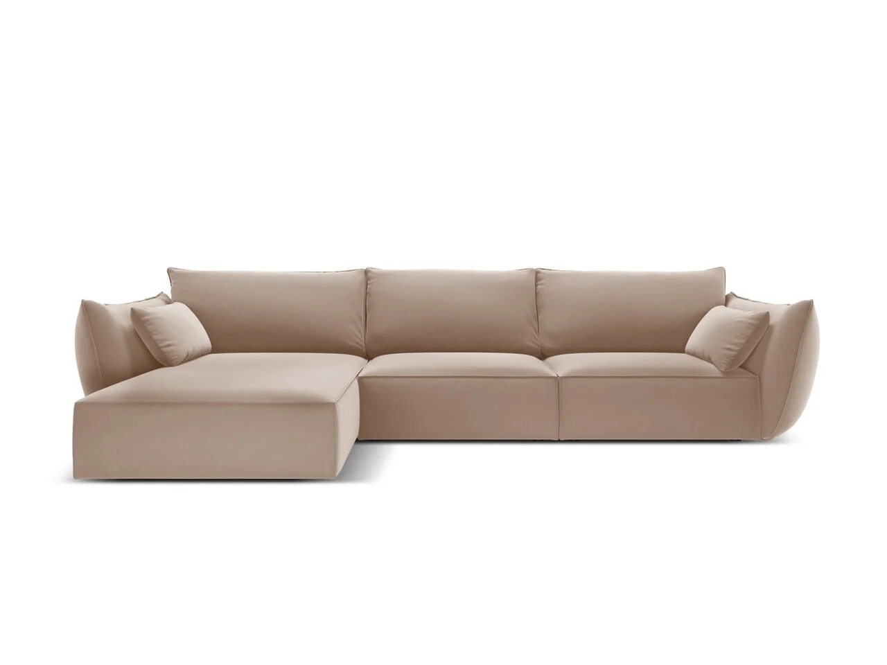 Coltar stanga 4 locuri, Kaelle, Micadoni Home, BL, 308x171x85 cm, catifea, bej Coltar stanga 4 locuri, Kaelle, Micadoni Home, BL, 308x171x85 cm, catifea, bej