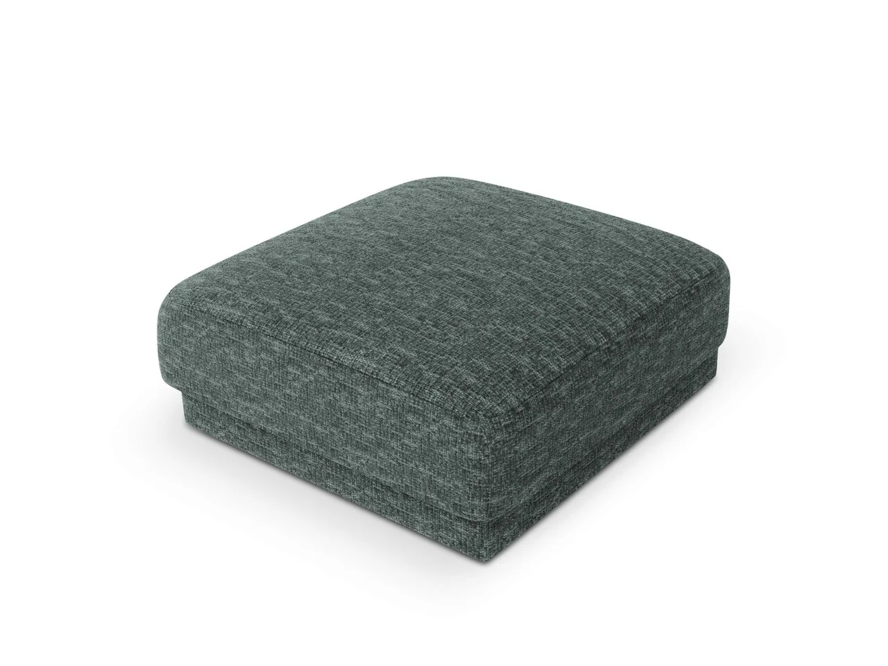 Taburet, Miley, Micadoni Home, BL, 85x85x42 cm, poliester chenille, albastru petrol Taburet, Miley, Micadoni Home, BL, 85x85x42 cm, poliester chenille, albastru petrol