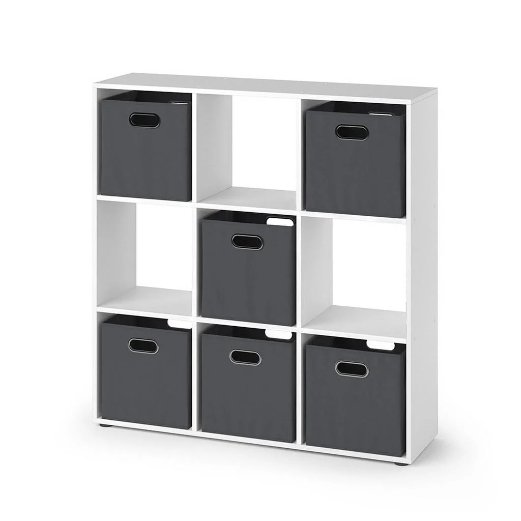 SEPARATOR DE CAMERĂ Nove Alb 104x108 cm cu 6 cutii pliabile SEPARATOR DE CAMERĂ Nove Alb 104x108 cm cu 6 cutii pliabile