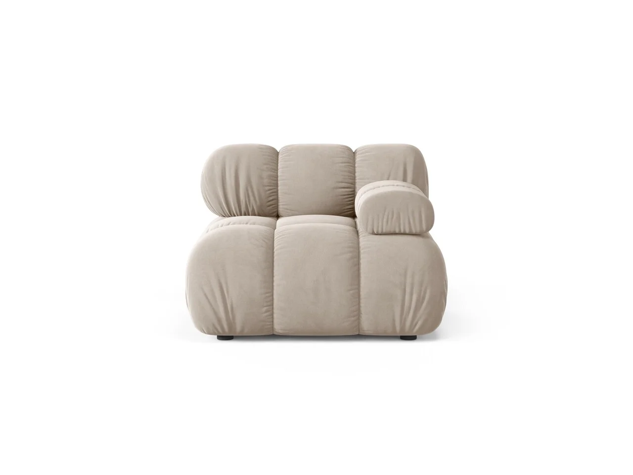 Modul dreapta pentru canapea, 1 loc, Bellis-51, Micadoni Home, 94x94x70 cm, catifea, bej inchis Modul dreapta pentru canapea, 1 loc, Bellis-51, Micadoni Home, 94x94x70 cm, catifea, bej inchis