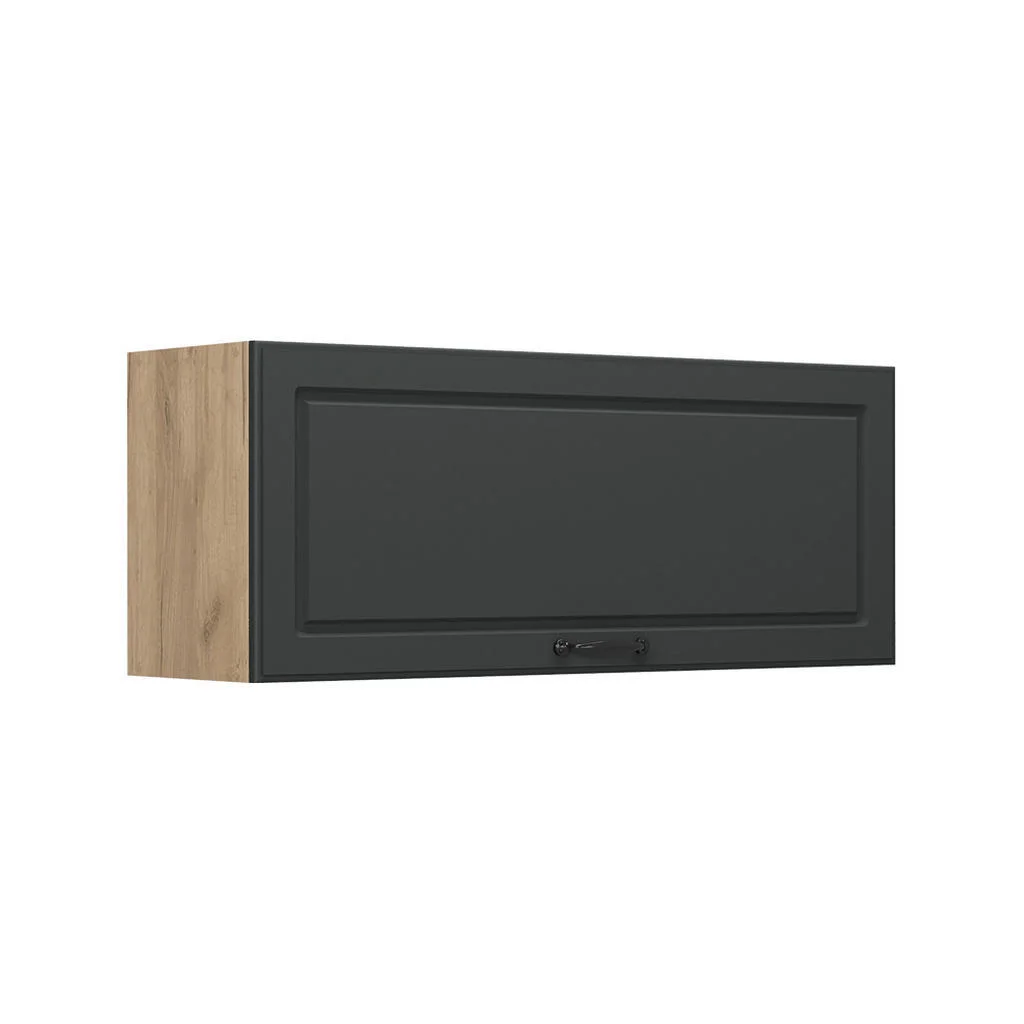 DULAP DE PERETE R-Line, Casă de țară antracit/Stejar auriu, 100 cm Plat DULAP DE PERETE R-Line, Casă de țară antracit/Stejar auriu, 100 cm Plat