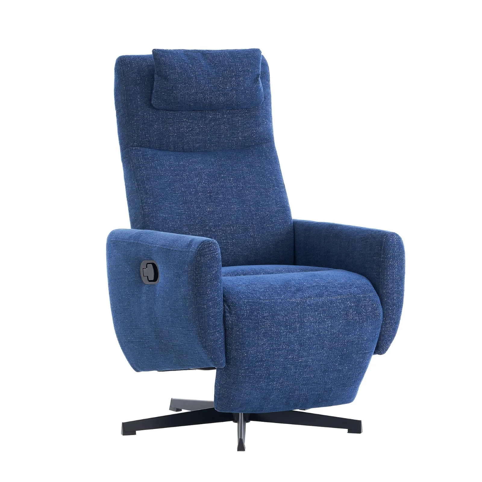 Fotoliu confortabil cu funcție de relaxare, Albastru | Aosom Romania Fotoliu confortabil cu funcție de relaxare, Albastru | Aosom Romania