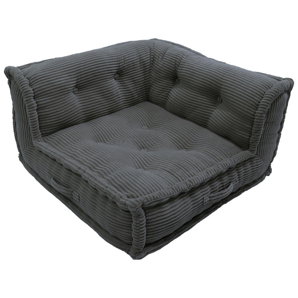 Element Canapea Modulară, textil, gri Element Canapea Modulară, textil, gri