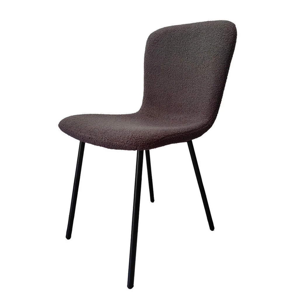 Set De Scaune din textil, gri închis Set De Scaune din textil, gri închis