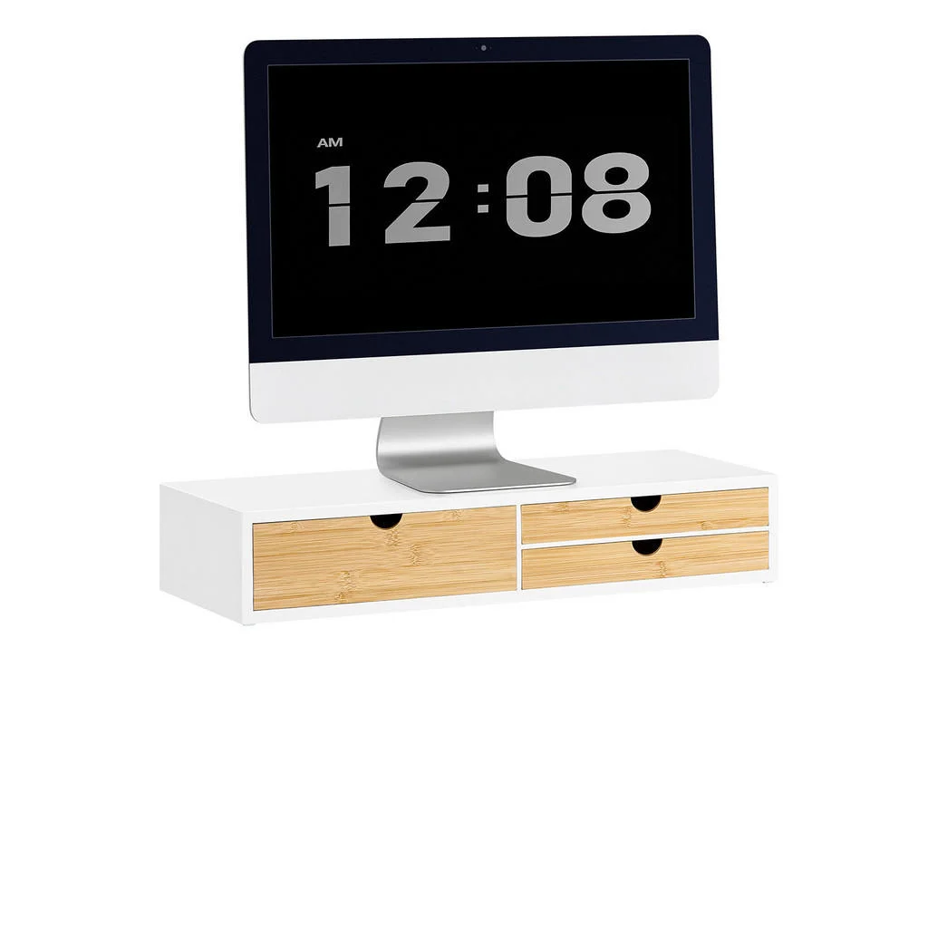 SUPORT monitor cu sertare pentru birou SUPORT monitor cu sertare pentru birou