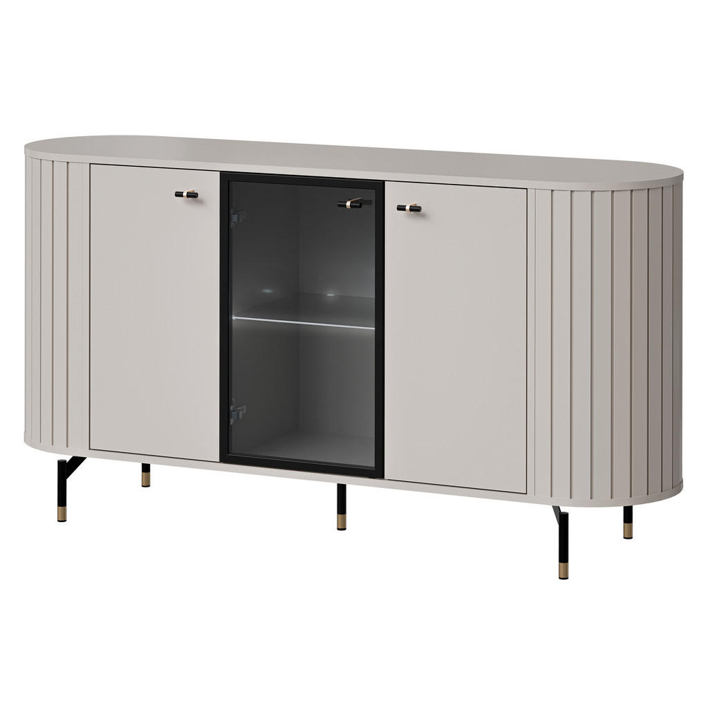 COMODĂ Zante 150 2D1W 03 cu iluminat LED alb COMODĂ Zante 150 2D1W 03 cu iluminat LED alb