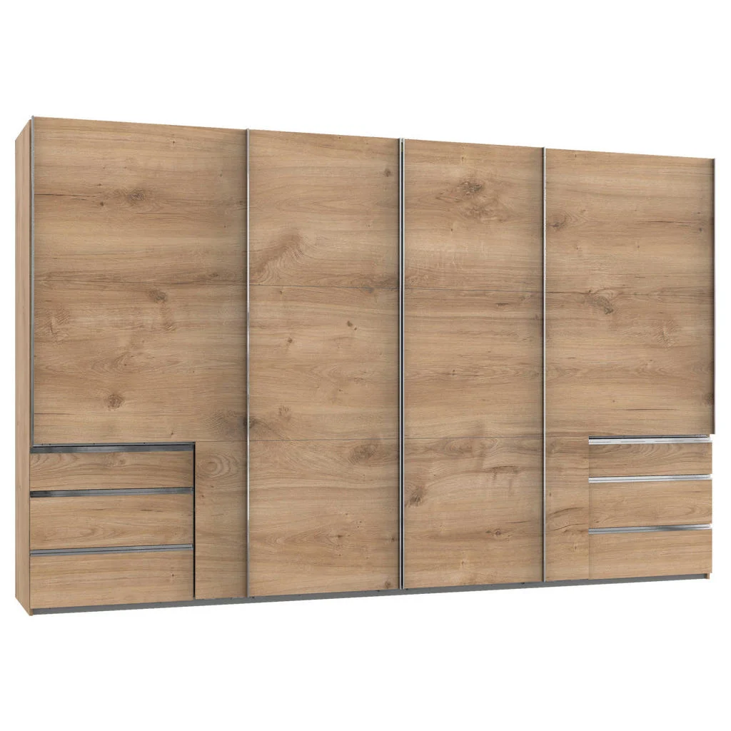 Dulap Cu Uși Culisante, 350,00/216,00/65,00 cm, culoare lemn stejar Dulap Cu Uși Culisante, 350,00/216,00/65,00 cm, culoare lemn stejar