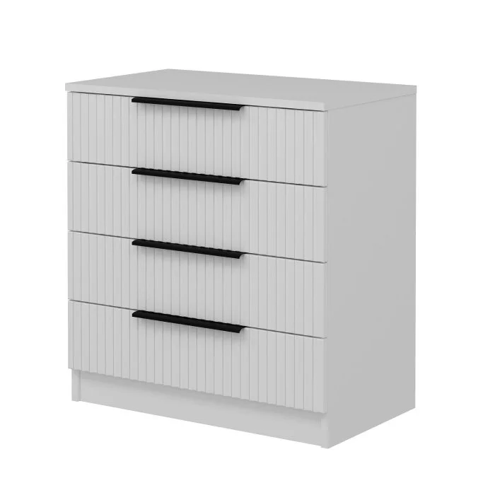 Comoda KALE 7912, 4 sertare, alb, 72x42x77 cm Comoda KALE 7912, 4 sertare, alb, 72x42x77 cm